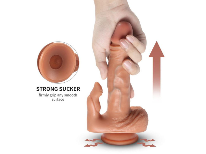 Julian Dildo con 20 Modos de Vibracion y Estimlador de Clitoris