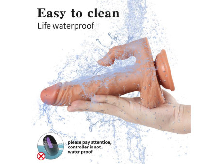 Julian Dildo con 20 Modos de Vibracion y Estimlador de Clitoris Julian Dildo con 20 Modos de Vibracion y Estimlador de Clitoris