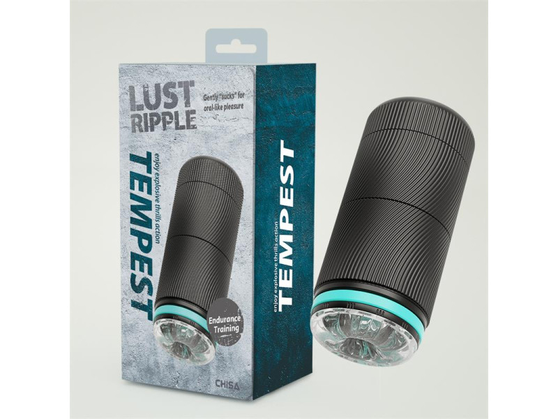 Tempest Masturbador Manual Negro