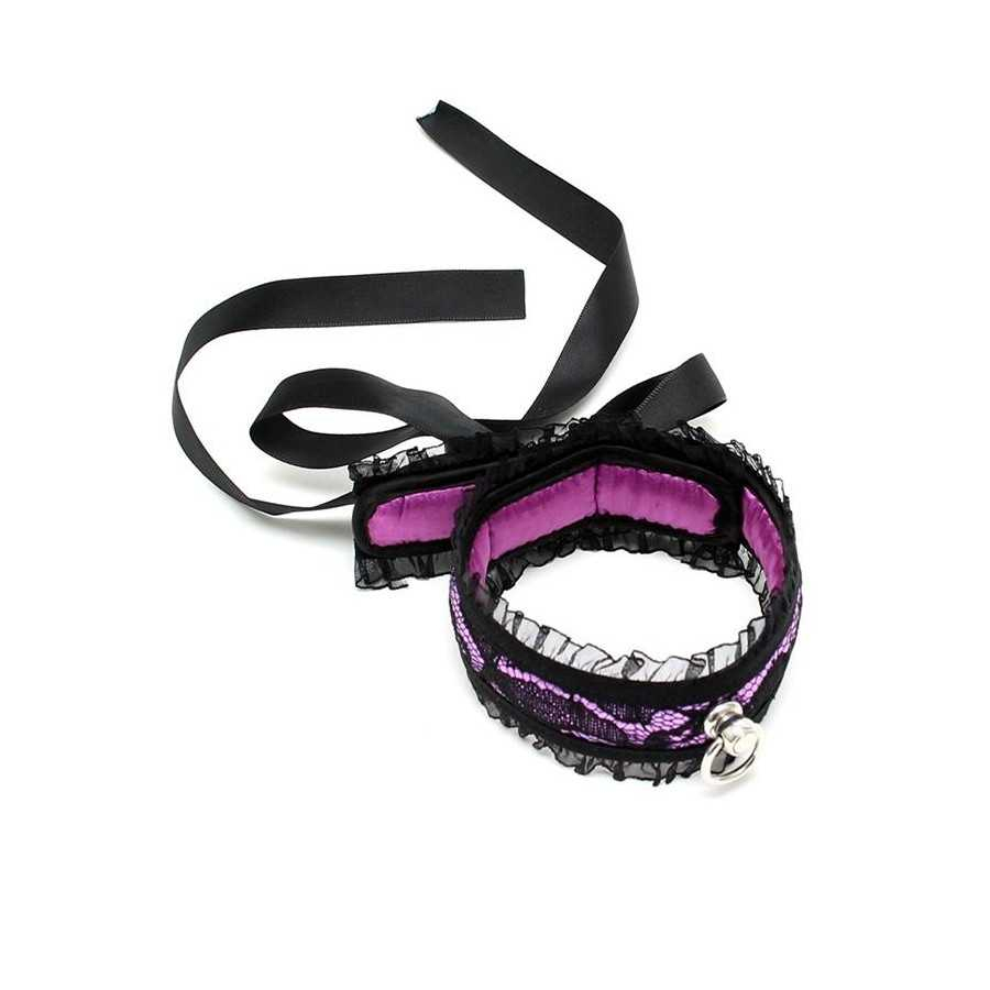 Collar de Saten Purpura