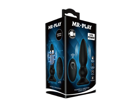 Plug Anal con Vibracion y Control Remoto