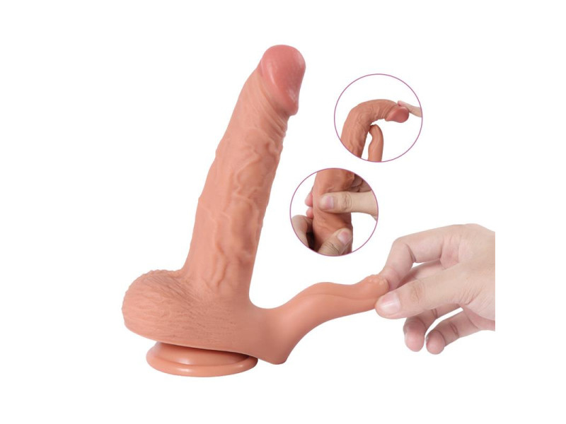 Haydon Dildo con 20 Modos de Vibracion y Estimulador de Clitoris