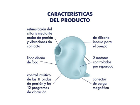 Sassy Seal Succionador de Clitoris con Vibracion
