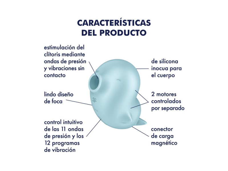 Sassy Seal Succionador de Clitoris con Vibracion