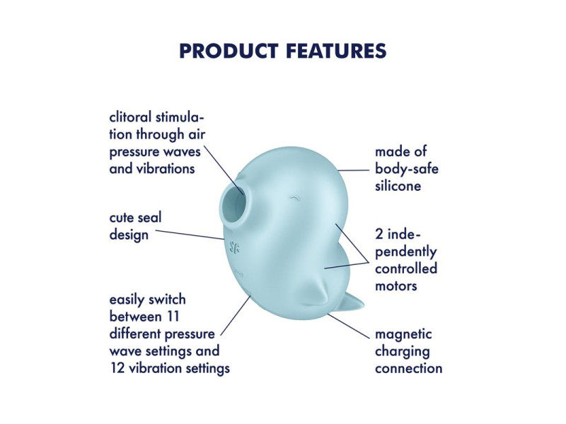 Sassy Seal Succionador de Clitoris con Vibracion