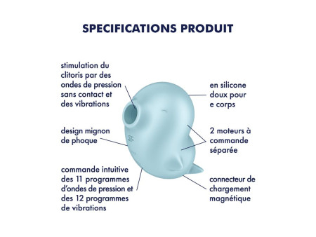 Sassy Seal Succionador de Clitoris con Vibracion