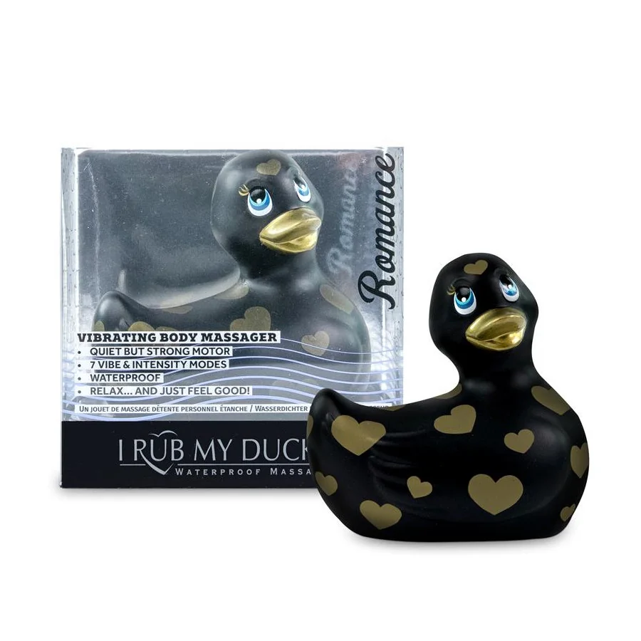 Estimulador I Rub My Duckie 20 Romance Negro y Dorado Estimulador I Rub My Duckie 20 Romance Negro y Dorado