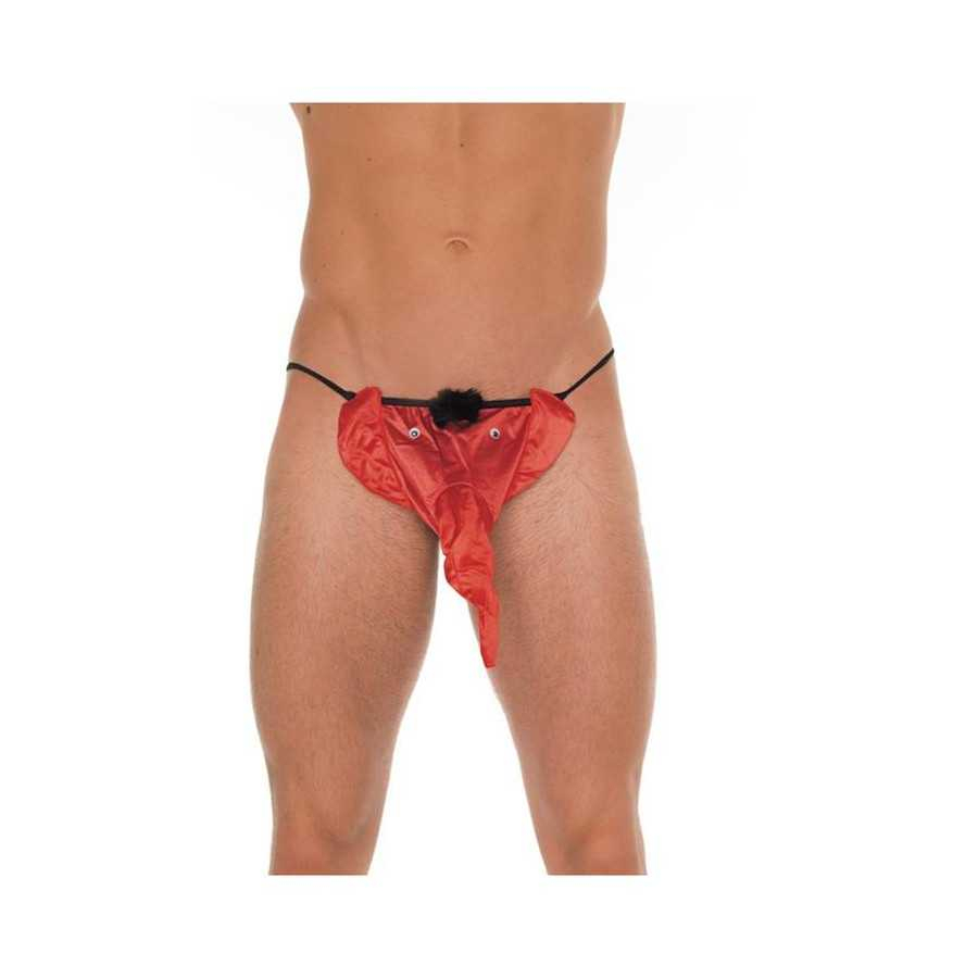 Tanga Elefante Rojo Talla Unica