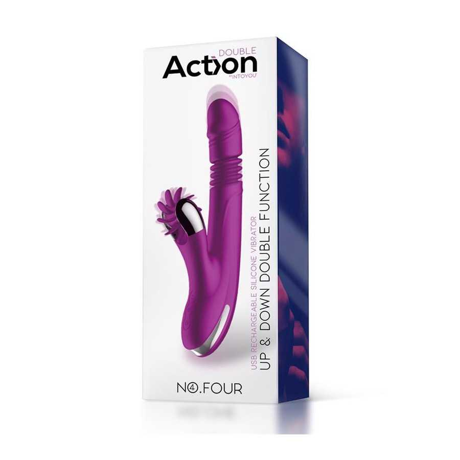 No Four Vibrador Up and Down y Rueda Estimuladora