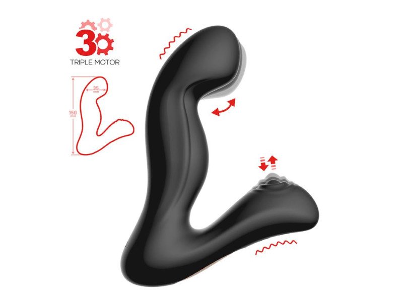 Convo Prostate Stimulator with Tapping and Finger Wiggle Function