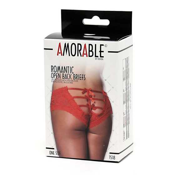 Braguitas Ancha Tipo Corset Rojas Talla Unica