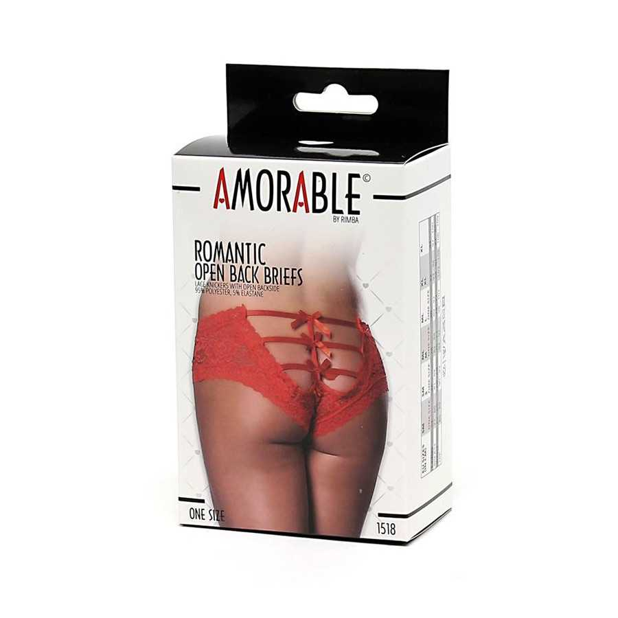 Braguitas Ancha Tipo Corset Rojas Talla Unica