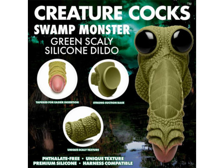 Scaled Swamp Monster Dildo 94 Scaled Swamp Monster Dildo 94