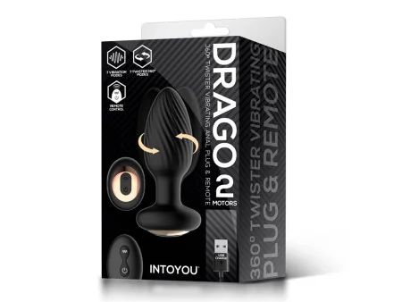 Drago Plug Anal Vibracion Movimiento Twister 360º y Control Remoto Drago Plug Anal Vibracion Movimiento Twister 360º y Control Remoto