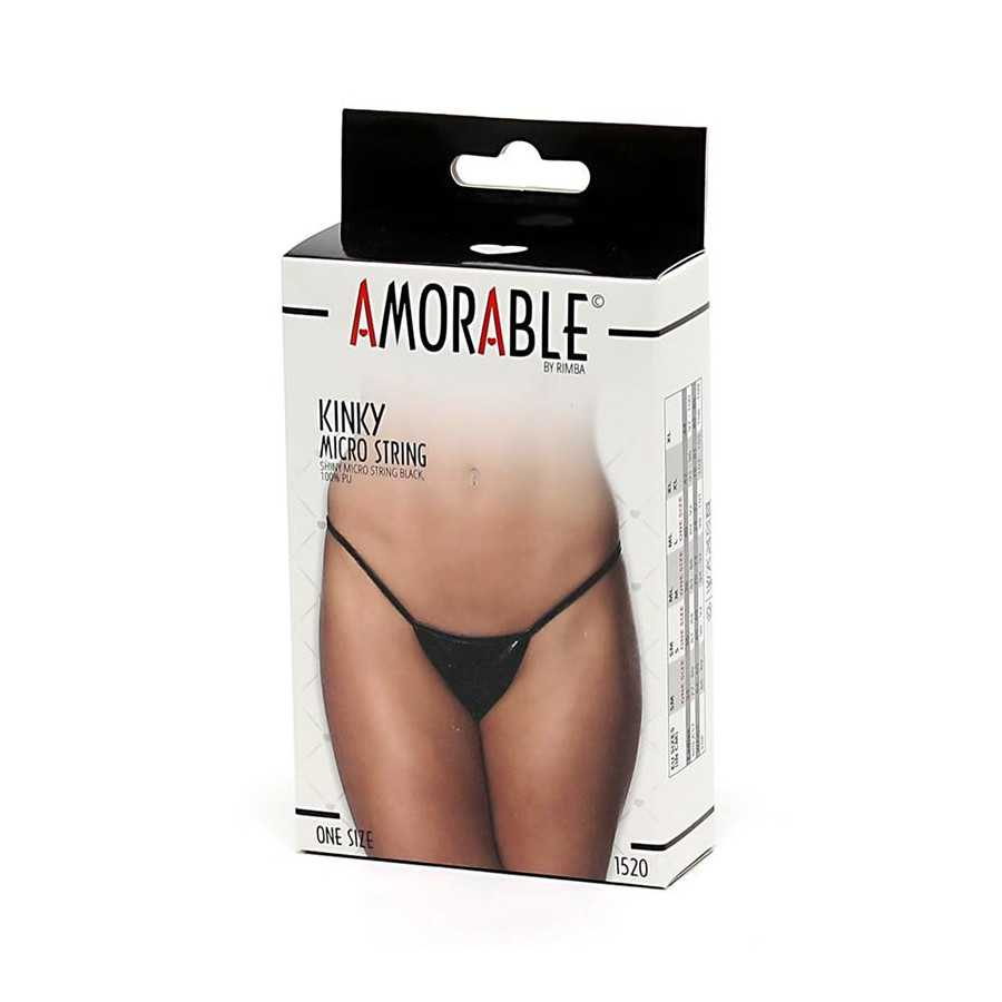 Micro Tanga Negro Talla Unica