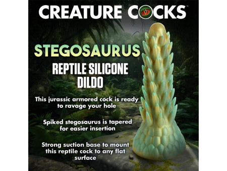 Dildo Dragon Stegosaurus Spiky Reptile