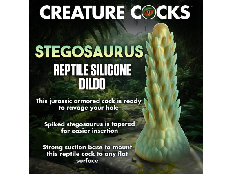 Dildo Dragon Stegosaurus Spiky Reptile