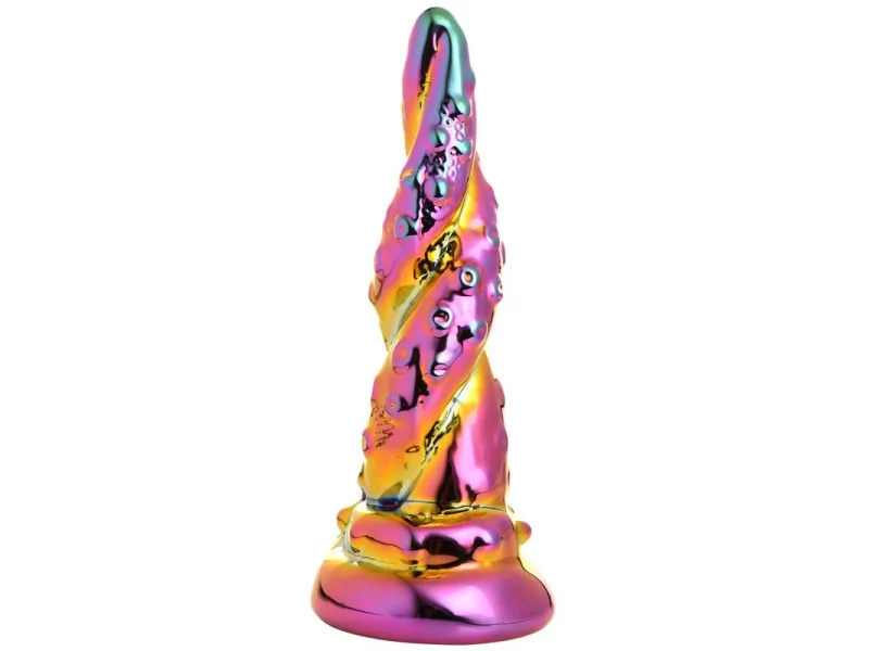 Dildo de Vidrio borosilicato Enchanting Rainbow