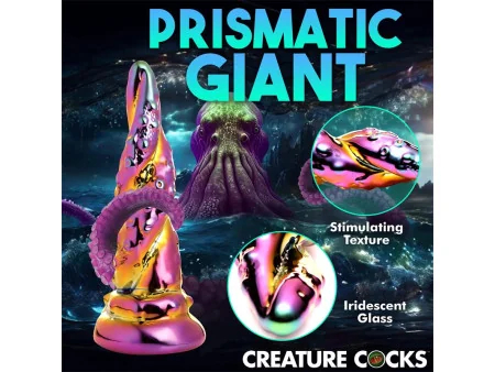 Dildo de Vidrio borosilicato Enchanting Rainbow