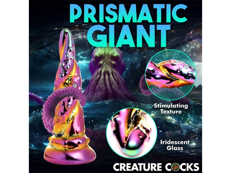 Dildo de Vidrio borosilicato Enchanting Rainbow