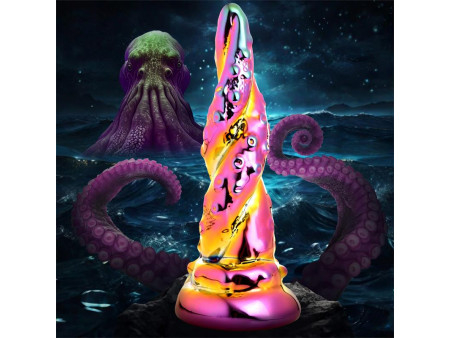 Dildo de Vidrio borosilicato Enchanting Rainbow