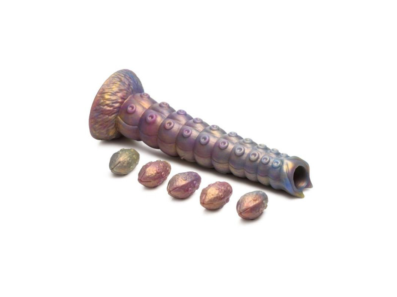 Dildo Ovoposito con 5 huevos Deep Invader Tentacle