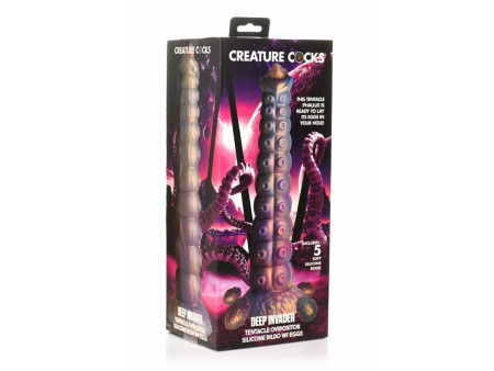 Dildo Ovoposito con 5 huevos Deep Invader Tentacle Dildo Ovoposito con 5 huevos Deep Invader Tentacle
