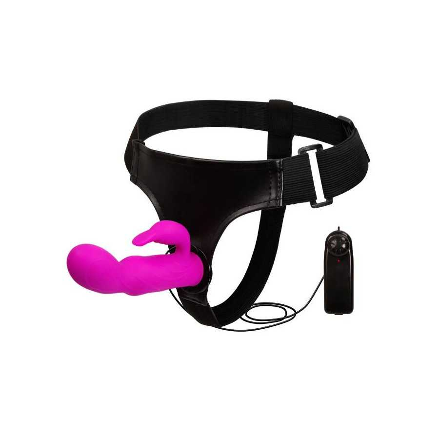 Baile Arnes con Dildo Purpura 15 cm