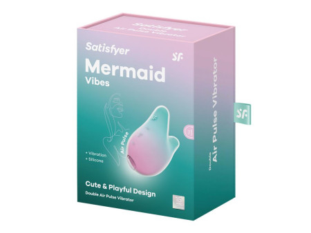 Succionador de Clitoris Mermaid Vibes Menta y Rosa Succionador de Clitoris Mermaid Vibes Menta y Rosa