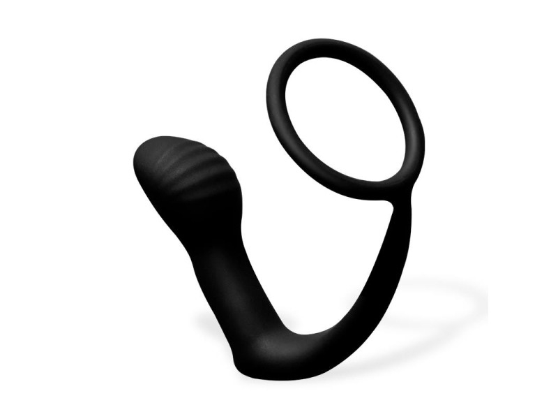 Carnelian Plug Anal con Vibracion y Anillo para el Pene