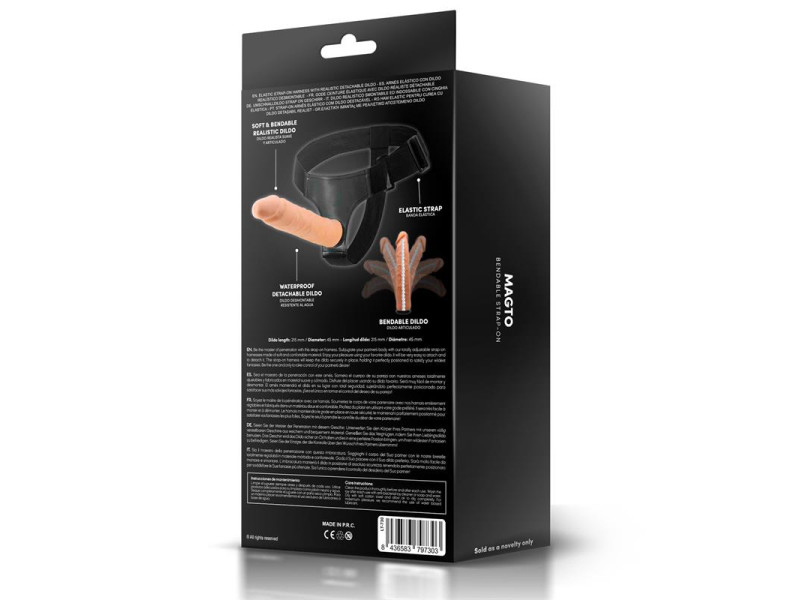 Magto Arnes con Dildo Realista Articulado