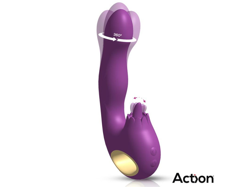 Toka Vibrador con Oscilacion 360º y Lengua Estimuladora