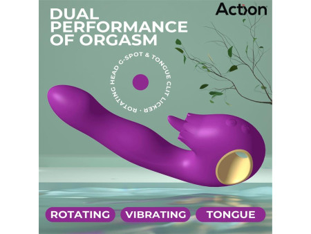Toka Vibrador con Oscilacion 360º y Lengua Estimuladora