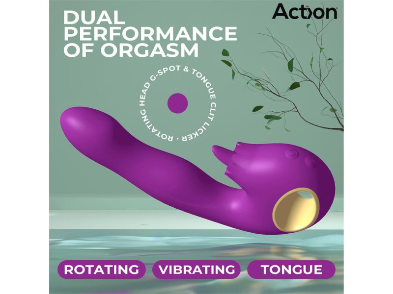 Toka Vibrador con Oscilacion 360º y Lengua Estimuladora