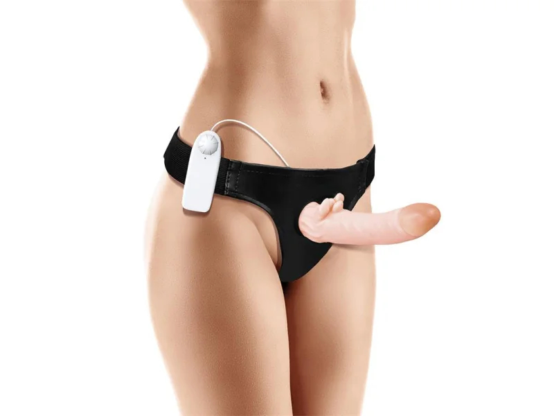Hybee Dildo con Dildo Realista Hueco y Vibracion con Control Remoto