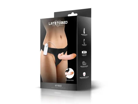 Hybee Dildo con Dildo Realista Hueco y Vibracion con Control Remoto