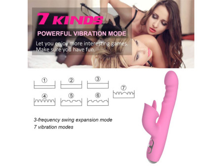 T May Vibrador con Empuje y Movimiento Swing