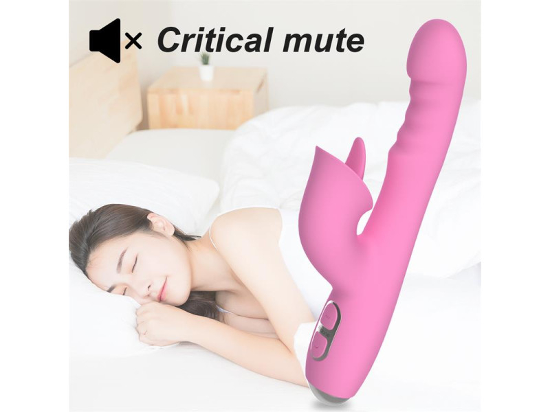 T May Vibrador con Empuje y Movimiento Swing