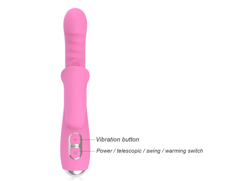 T May Vibrador con Empuje y Movimiento Swing
