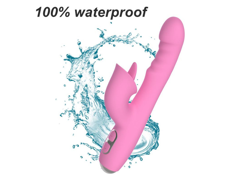 T May Vibrador con Empuje y Movimiento Swing