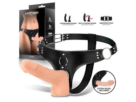 Sparo Arnes con 2 Dildos Realistas Desmontables