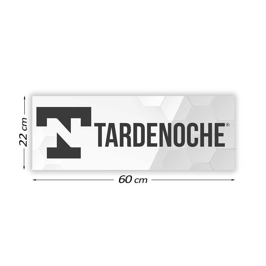 Cartel Promocional Tardenoche 60 cm x 22 cm