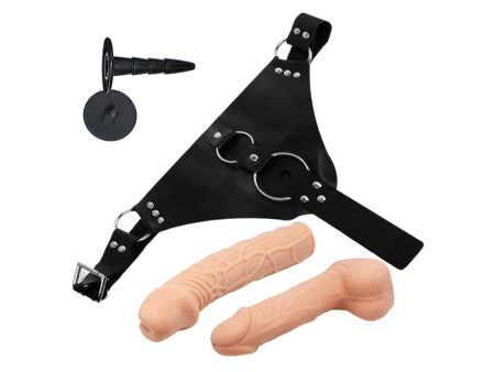 Sparo Arnes con 2 Dildos Realistas Desmontables
