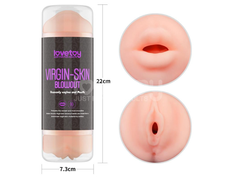 Masturbador Masculino Virgin skin Vagina y Boca