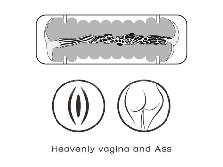 Masturbador Masculino Virgin skin Vagina y Ano