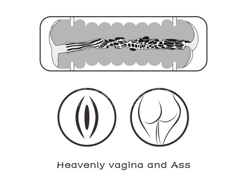 Masturbador Masculino Virgin skin Vagina y Ano