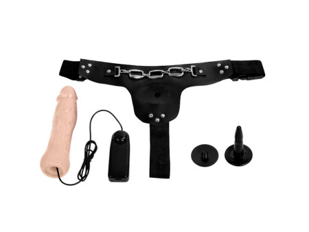 Ribbo Arnes con Dildo Realista con Vibracion y Control Remoto