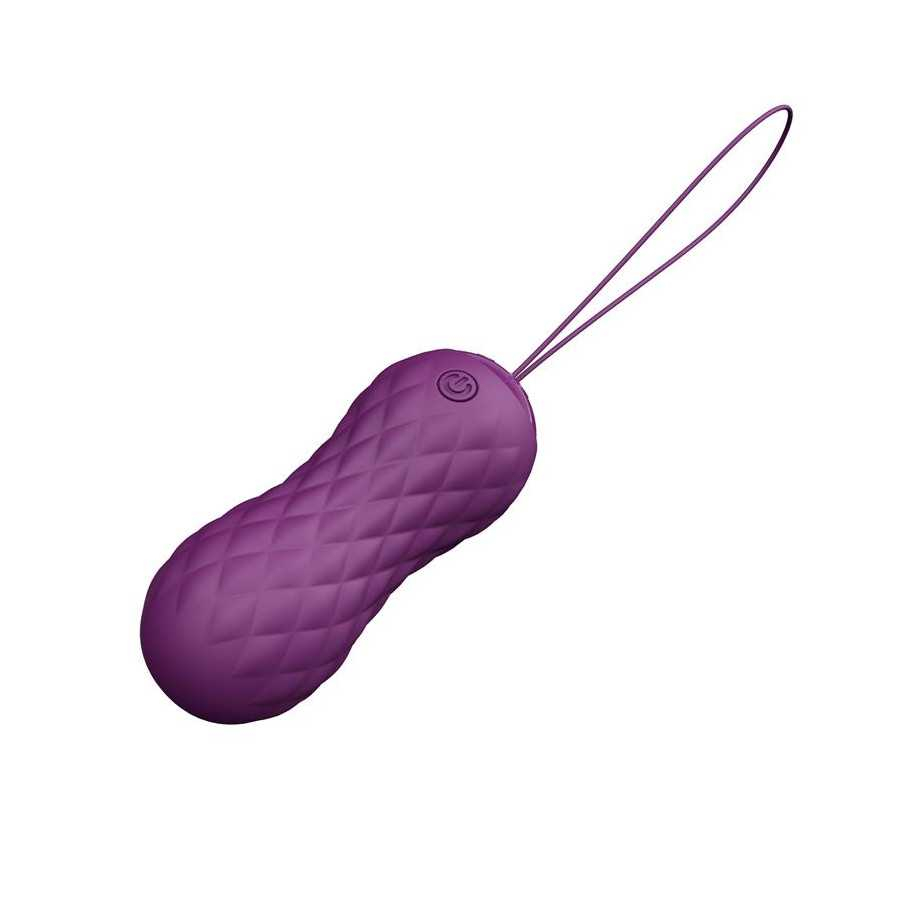 Nima Huevo Vibrador con Movimiento Wave Control Remoto USB Silicona Purpura