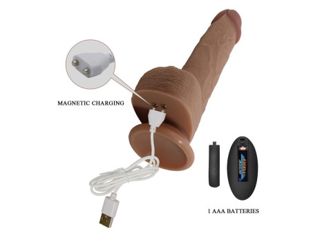 Tommy Dildo Realista con Vibracion y Thrusting con Contorl Remoto Tommy Dildo Realista con Vibracion y Thrusting con Contorl Remoto