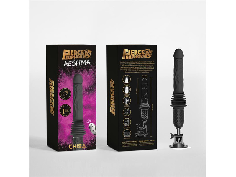 Aeshma Dildo Vibrador con Thrusting y Control Remoto